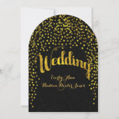 Faire-part de mariage de typographie moderne Vinta (Dos)