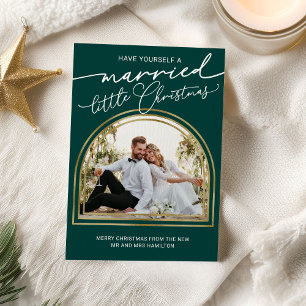 Faire-part de mariage de vacances d'arc de script