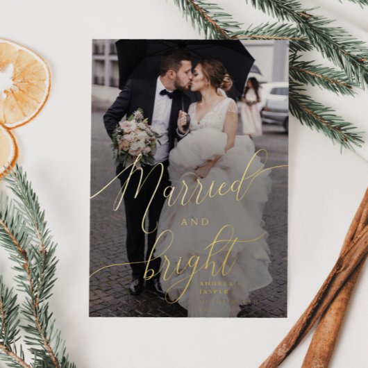 Faire-part de Mariage de vacances Marié et brillan