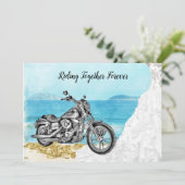 Faire-part de mariage de vélo (Debout devant)