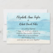 Faire-part de mariage de vélo (Dos)