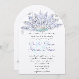 Faire-part de mariage de ventilateur vintage