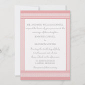 Faire-part de mariage de verre raffiné (Devant)