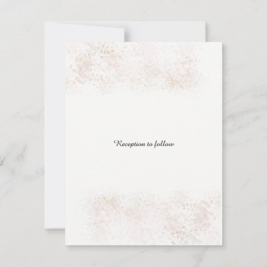 Faire-part de mariage de vidage (Dos)