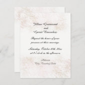 Faire-part de mariage de vidage (Devant / Derrière)