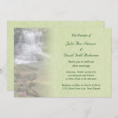 Faire-part de mariage d'eau (Devant / Derrière)