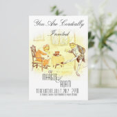 Faire-part de mariage décalée, invitation de maria (Debout devant)