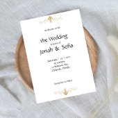 Faire-part de mariage décontracté