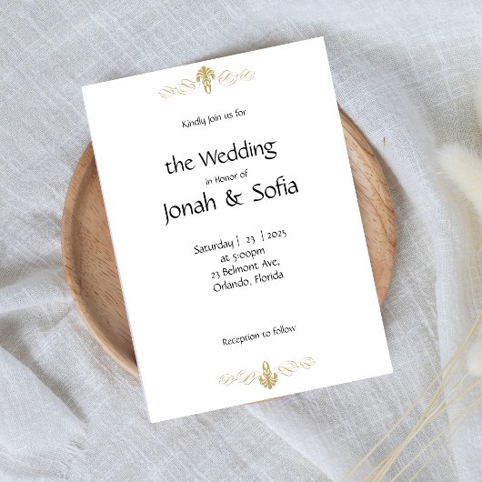 Faire-part de mariage décontracté