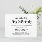 Faire-part de mariage Décontracté moderne (Debout devant)