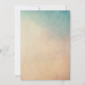 Faire-part de mariage décontracté Montagne avec Ra (Dos)