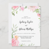 Faire-part de mariage Décontracté Spring Peony (Devant)