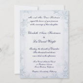 Faire-part de mariage décoré d'un monogramme de (Devant)