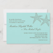 Faire-part de mariage d'écrevisse - Brown/bleu (Devant)