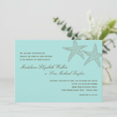 Faire-part de mariage d'écrevisse - Brown/bleu (Debout devant)