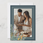 Faire-part de mariage Deep Sage (Dos)