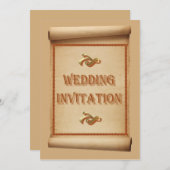 Faire-part de mariage défilement (Devant / Derrière)