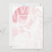 Faire-part de mariage d'élégance de Blush (Dos)