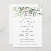 Faire-part de mariage d'élevage de plantes Eucalyp (Devant / Derrière)