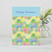 Faire-part de mariage d'ensoleillement de printemp (Debout devant)