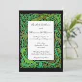 Faire-part de mariage des animaux celtiques de For (Debout devant)