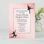 Faire-part de mariage des danseurs de ballet (Debout devant)