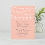 Faire-part de mariage des feux de jumelage (Debout devant)