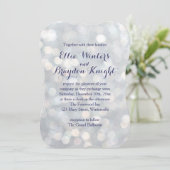 Faire-part de mariage des feux étincelants (Debout devant)