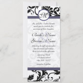 Faire-part de mariage des fils Damas de nouvelles  (Devant)