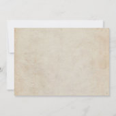 Faire-part de mariage des fleurs de cactus (Dos)