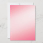 Faire-part de mariage des flocons rouges (Dos)