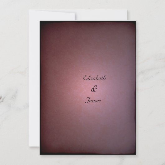 faire-part de mariage des Loisirs (Dos)