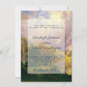 Faire-part de mariage des montagnes (Devant)