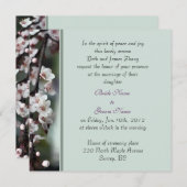 faire-part de mariage des parents de la mariée (Devant / Derrière)