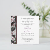 faire-part de mariage des parents de la mariée (Debout devant)