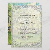 Faire-part de mariage des parents de la mariée et  (Devant / Derrière)