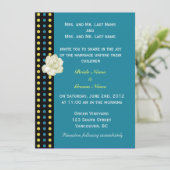 faire-part de mariage des parents de la mariée et (Debout devant)