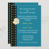 faire-part de mariage des parents de la mariée et (Devant / Derrière)