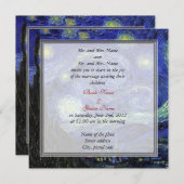 faire-part de mariage des parents de la mariée et  (Devant / Derrière)