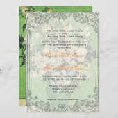 Faire-part de mariage des parents de la mariée et  (Devant / Derrière)