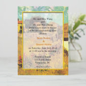 faire-part de mariage des parents de la mariée et  (Debout devant)