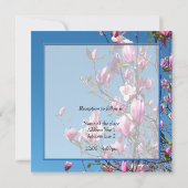 Faire-part de mariage des parents de la mariée et (Dos)