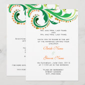 faire-part de mariage des parents des mariés (Devant / Derrière)