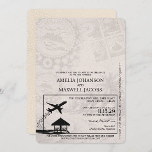 Faire-part de mariage des passeports ivoiriens aux