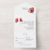 Faire-part de mariage des pépites de papier de tis (À l'intérieur)