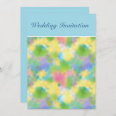 Faire-part de mariage des primeurs de ressort pers (Devant / Derrière)