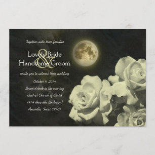 Faire-part de mariage des Roses du fantôme de Plei