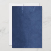 Faire-part de mariage des voyants à cordes bleu ma (Dos)