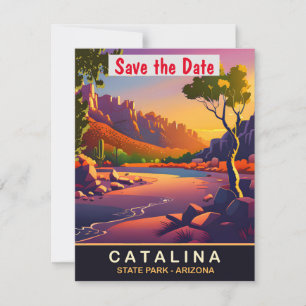 Faire-part de mariage désert Catalina Arizona