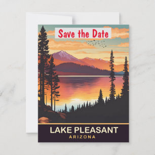 Faire-part de mariage désert Lac Pleasant Arizona